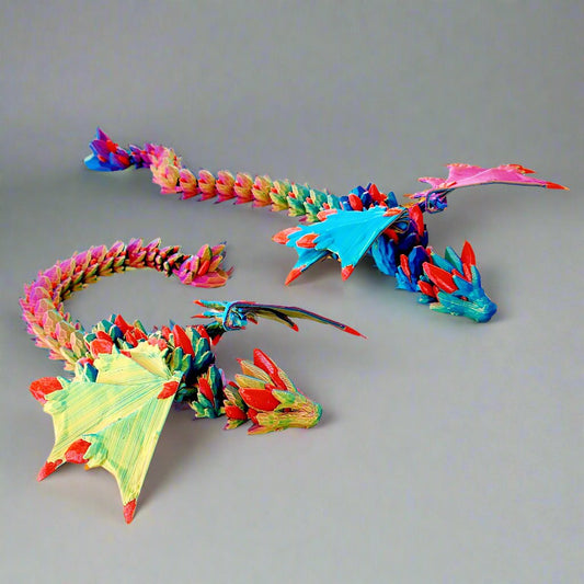 Fidget Gemstone Wyvern Dragon