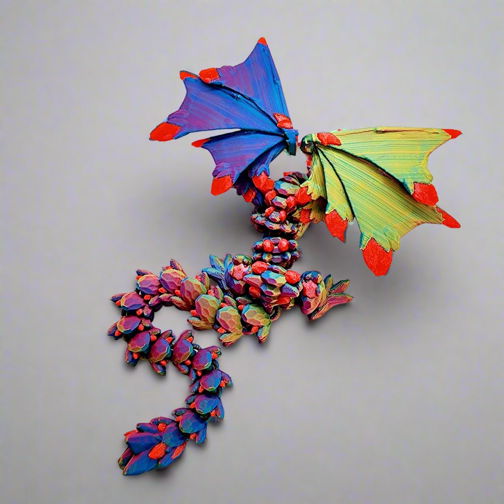 Fidget Gemstone Wyvern Dragon