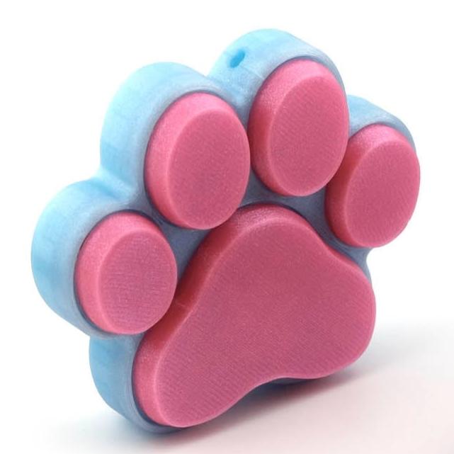 Fidget Paw Print Clickers