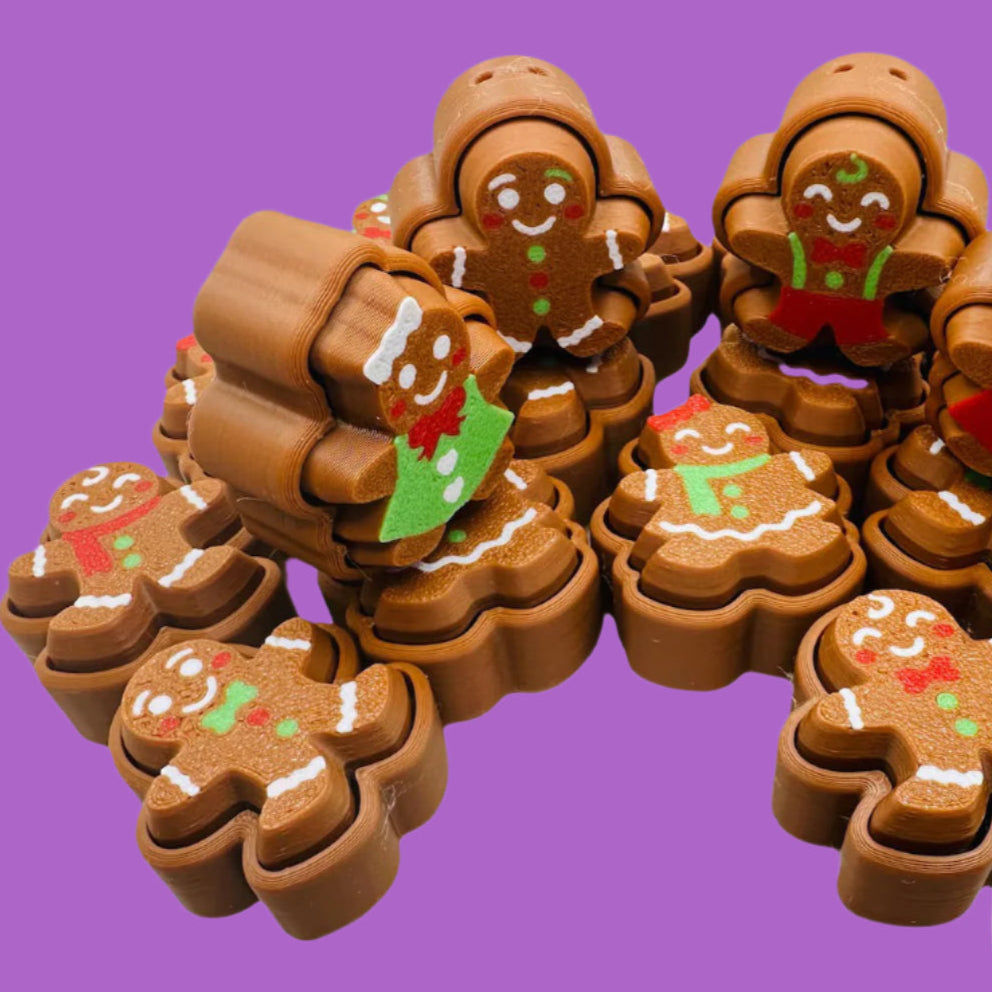 Fidget Gingerbread Clickers